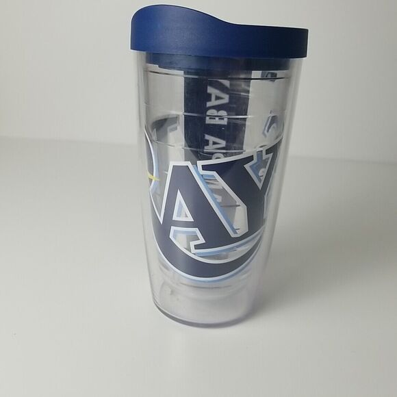 Tervis Tampa Bay Rays 16oz Double Walled Tumbler W/ Lid MLB USA - Picture 2 of 8